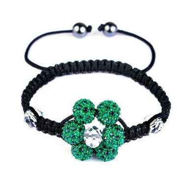 2013 Catholic Rosary Bracelets Fashion Handmade Mixed Color Crystal Ball Flower Shape Shamballa Bracelets Cheap BR01